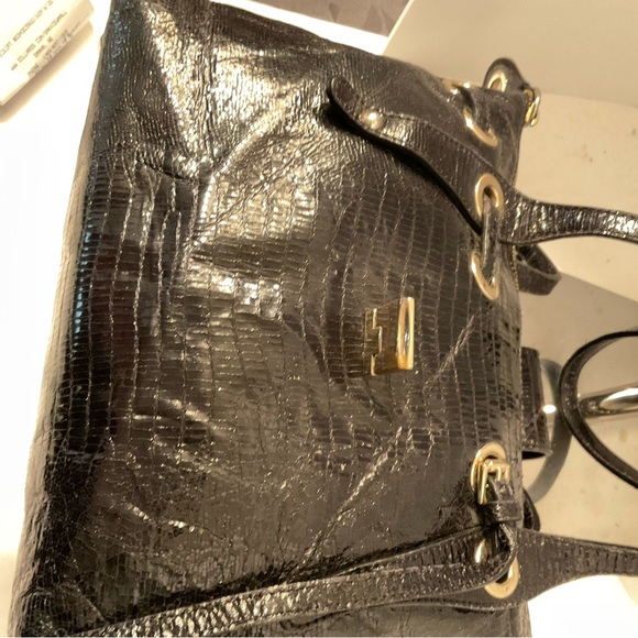 Vintage Jimmy Choo black patent purse - Picture 13 of 14